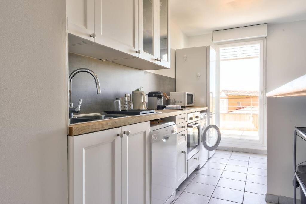 Superb 2Bed Flat Wterrace 10Min From Prado Beach Leilighet Marseille Eksteriør bilde